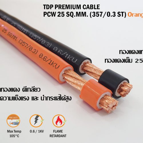 สายเชื่อมไฟฟ้า 25 Sq.mm.